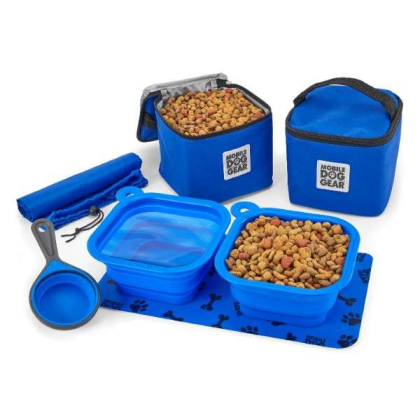 Royal Blue - Mobile Dog Gear Dine Away Bag (Medium/Large Dogs) - M/L