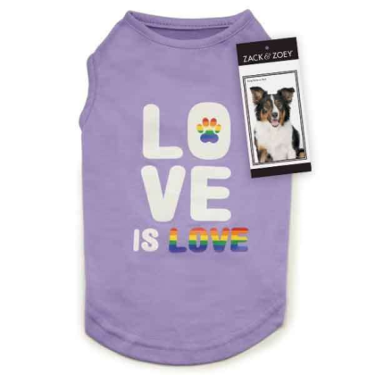 Purple - ZZ Love is Love Tank - Small/Medium