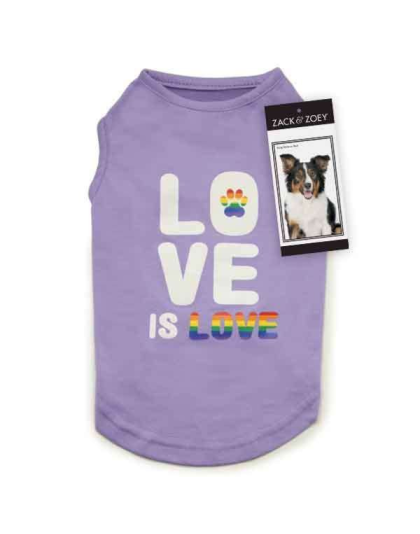 Purple - ZZ Love is Love Tank - Small/Medium