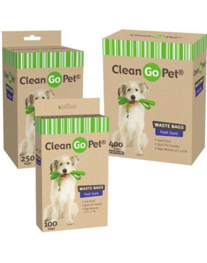 Clean Go Pet Fresh Scented Doggy Waste Bags 250Ct - 250 Count