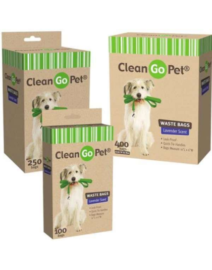 Clean Go Pet Lavender Scent Doggy Waste Bags 250Ct - 250 Count