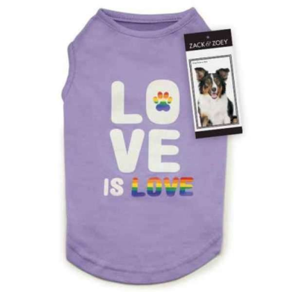 Purple - ZZ Love is Love Tank - XL