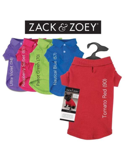 Red - Zack & Zoey Polo Shirt  - Xsmall