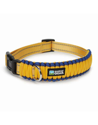 Yellow - GG Reflective Paracord Collar - Small