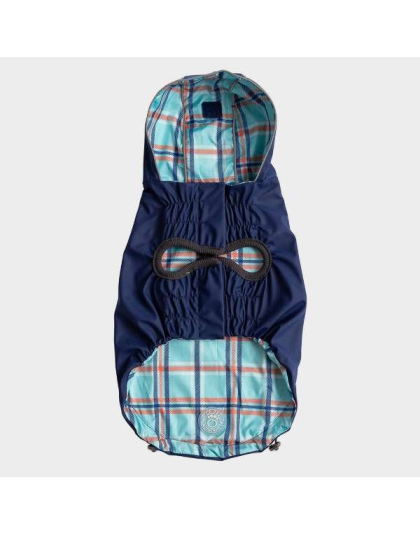 Navy - GF Pet Reversible ElastoFit Raincoat  - 4XL