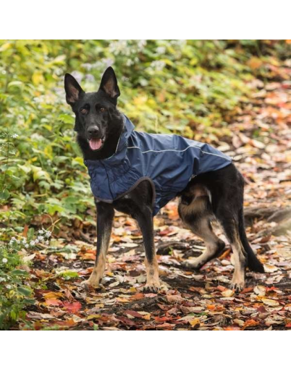 Navy - GF Pet Reversible ElastoFit Raincoat  - 4XL