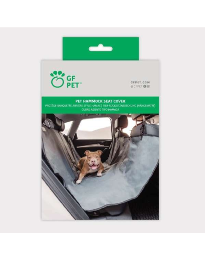 Grey - GF Pet  Pet Hammock Seat Cover - One Size 58" X 57"