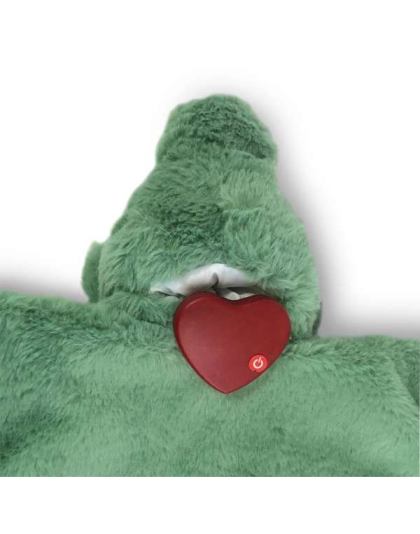 Archie the Dragon - The MommyMat - Heartbeat Anxiety Pet Bed Mat - 18 x 18 in