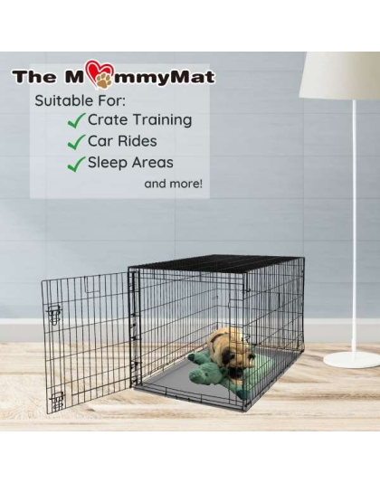 Archie the Dragon - The MommyMat - Heartbeat Anxiety Pet Bed Mat - 18 x 18 in