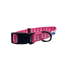 Breast Cancer Awareness Pink - Cutie Ties Fun Design Dog Collar - Large