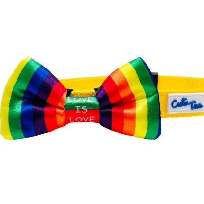 Pride Flag - Cutie Ties Dog Bow Tie - One Size