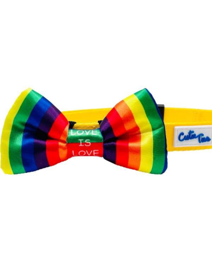 Pride Flag - Cutie Ties Dog Bow Tie - One Size