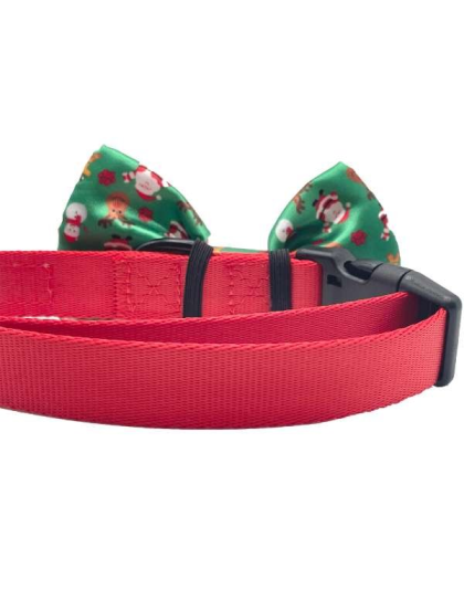 Xmas Green - Cutie Ties Dog Bow Tie - One Size