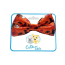 Halloween Orange - Cutie Ties Dog Bow Tie - One Size