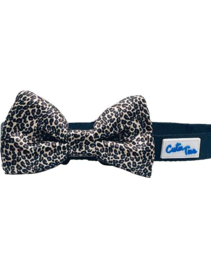 Leopard Print - Cutie Ties Dog Bow Tie - One Size