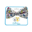 Dino Doggy White - Cutie Ties Dog Bow Tie - One Size
