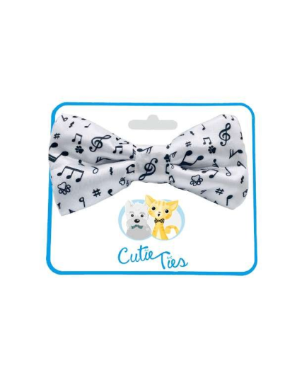 Music Notes - Cutie Ties Dog Bow Tie - One Size