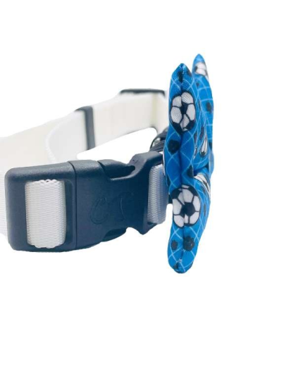 Soccer Ball - Cutie Ties Dog Bow Tie - One Size