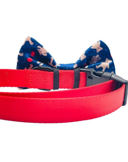 Teddy Bear - Cutie Ties Dog Bow Tie - One Size