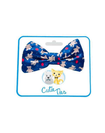 Teddy Bear - Cutie Ties Dog Bow Tie - One Size