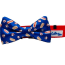 Baseball/Hotdogs - Cutie Ties Dog Bow Tie - One Size