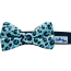 Blue Cheetah  - Cutie Ties Dog Bow Tie - One Size