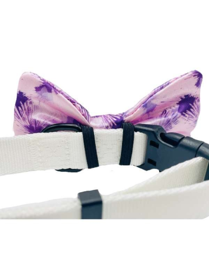 Purple Sky  - Cutie Ties Dog Bow Tie - One Size