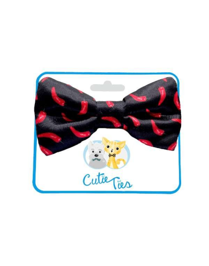Chili Peppers - Cutie Ties Dog Bow Tie - One Size