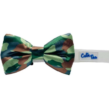 Army Camo - Cutie Ties Dog Bow Tie - One Size