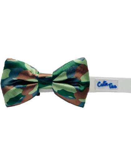 Army Camo - Cutie Ties Dog Bow Tie - One Size