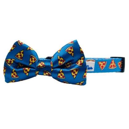 I Usually Only Get The Crust Pizza - Cutie Ties Dog Bow Tie - One Size