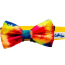 Rainbow Tie Dye - Cutie Ties Dog Bow Tie - One Size