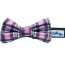 Plaid Pink  - Cutie Ties Dog Bow Tie - One Size