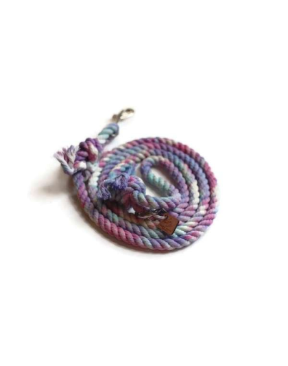 Unicorn  - Knotted Rope Dog Leash - Traffic Lead (2 ft)