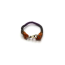Black, Orange, and Purple  - Rope Dog Collar - 10 inches