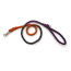 Black, Orange, and Purple  - Rope Dog Leash - 4 ft