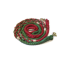 Green and Red  - Rope Dog Leash - Traffic Lead (2 ft)