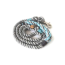 Grey and Aqua 2 - Rope Dog Leash - Traffic Lead (2 ft)