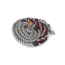 Grey and Burgundy  - Rope Dog Leash - Traffic Lead (2 ft)