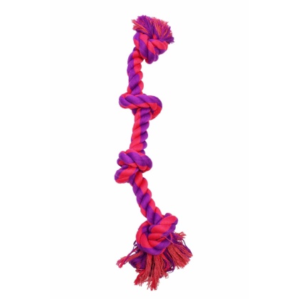 Purple / Magenta - Amazing Pet Products 4 Knot Bone - 20"