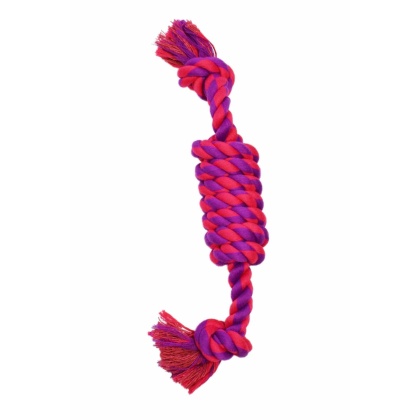 Purple / Magenta - Amazing Pet Products Coil Rope  - 15"