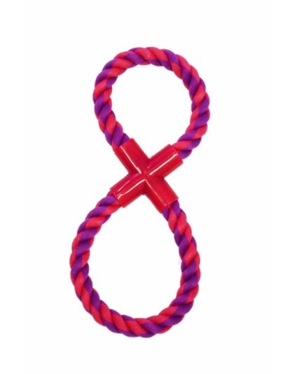 Purple / Magenta - Amazing Pet Products Figure 8 Tug - 10.5"