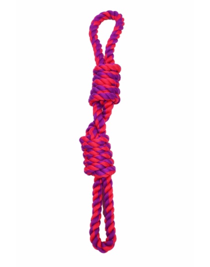 Purple / Magenta - Amazing Pet Products Rope With Handle  - 20"