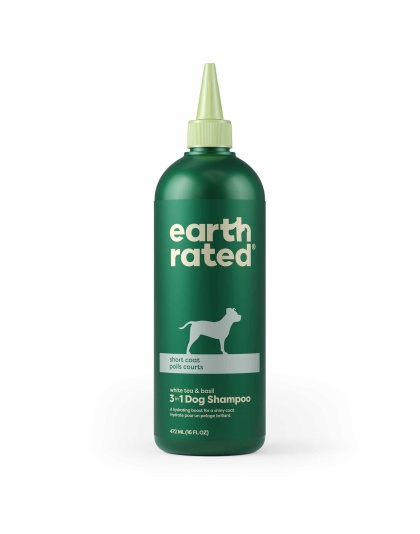 Earth Rated 3 in 1 Dog Shampoo Short Coat 16oz