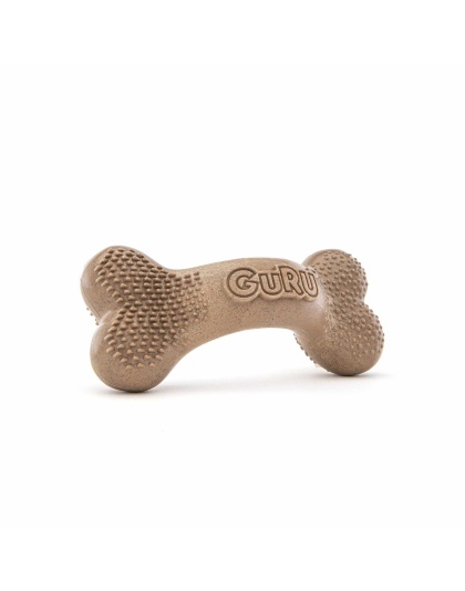 GURU Pet Company Guru Bacon Bone Dental Dog Chew Toy Medium