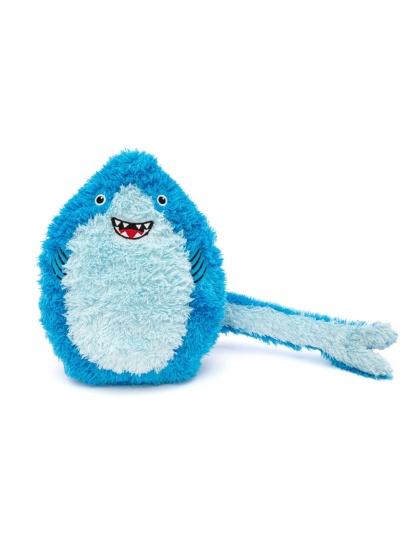GURU Pet Company Hide-A-Tail Shark Interactive Plush Dog Puzzle Toy  - Medium