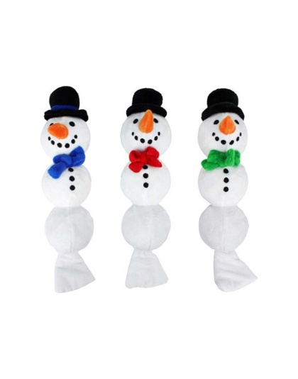 Holiday Snowman with Snowballs (Assorted Color Bow Tie) Size: 11"