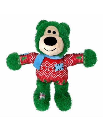 KONG Holiday Wild Knots Bear Assorted  - Md/Lg