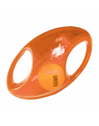 KONG(R) Jumbler(TM) Football Dog Enrichment Toy Assorted  - Medium/Large