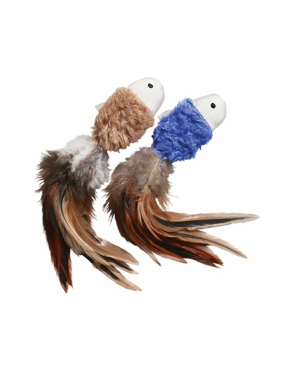 KONG(R) Naturals(R) Crinkle Fish Cat Toy 2pk Assorted